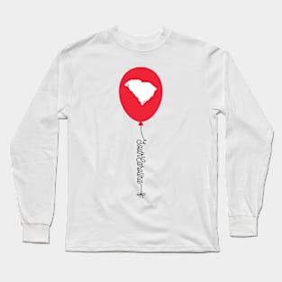 South Carolina State Balloon Long Sleeve T-Shirt